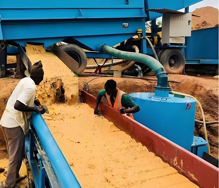 鼓动溜槽 红土砂金矿选矿设备