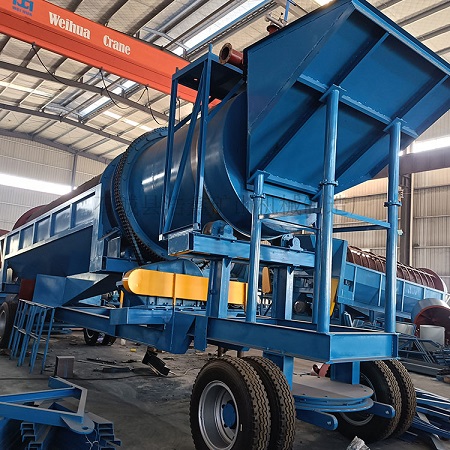 滚筒洗矿机 砂金矿滚筒洗矿机