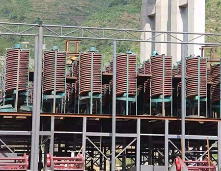 海滨砂选矿现场 钛锆矿选矿工艺流程